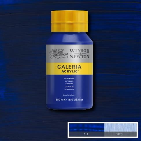  500ml  660 S1  Ultramarine Galeria Acryl