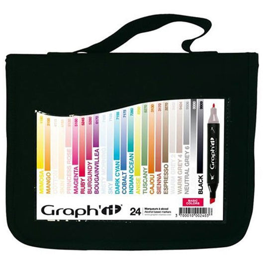 Graph-It marker 24 set met etui