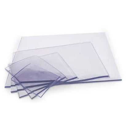 Kunststof Soft plaatje 30x40 cm Transparant (soort Soft Linoleum)
