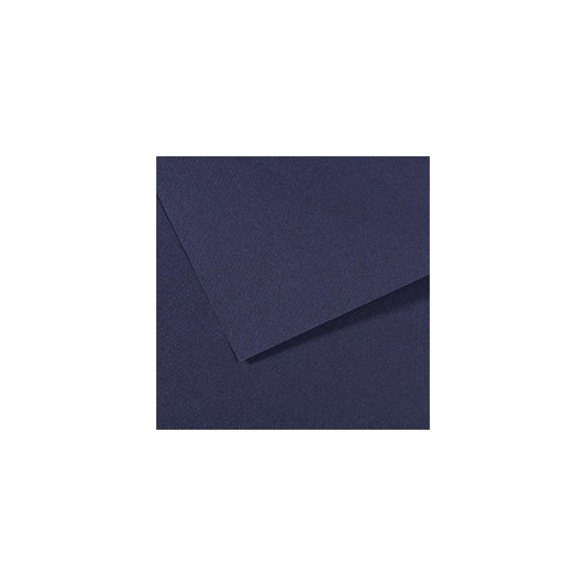 10 vel 160 grs Mi-Teintes gekleurd papier, no 140 indigo blauw 50x65cm