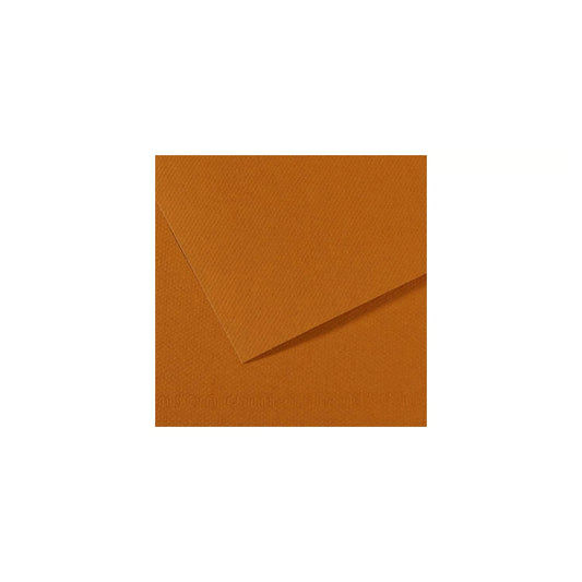 10 vel 160 grs Mi-Teintes gekleurd papier, no 502 oranje Bruin 50x65cm