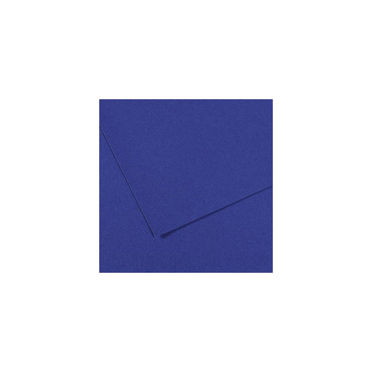 10 vel 160 grs Mi-Teintes gekleurd papier, no 590 ultramarijn blauw 50x65cm