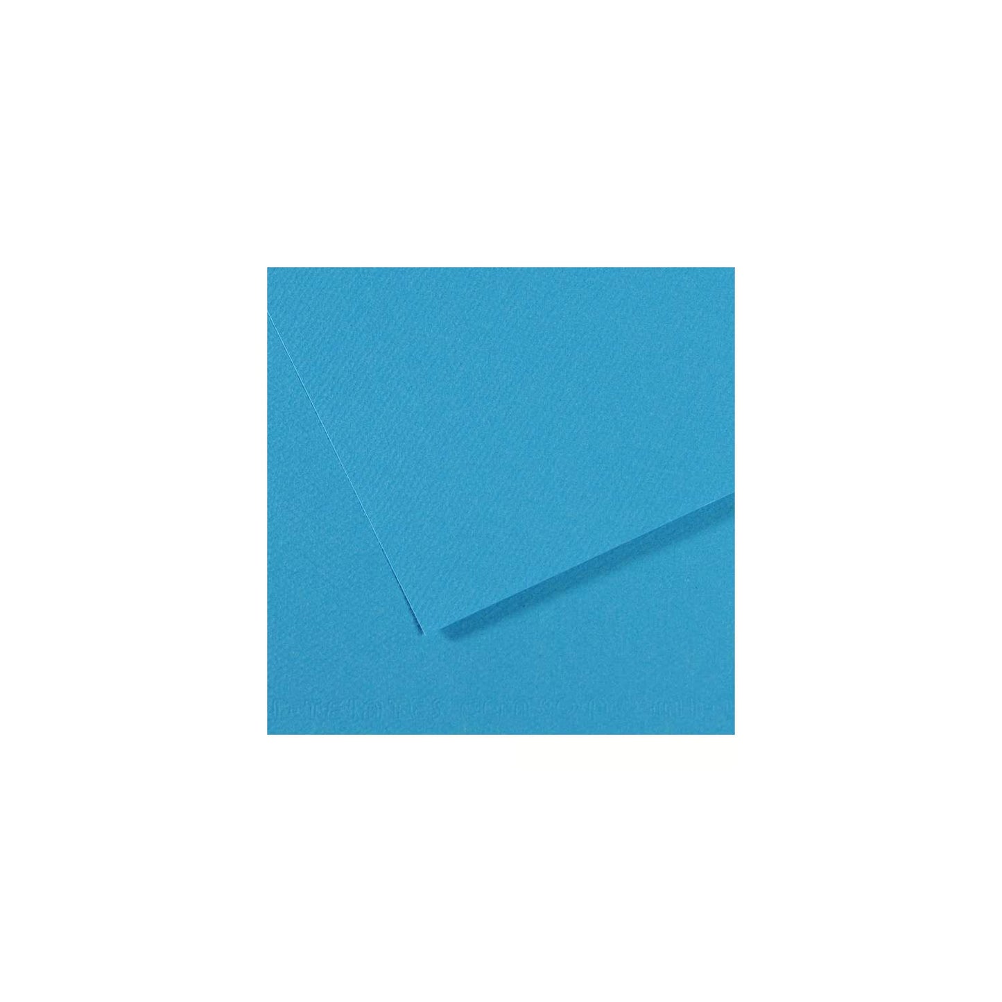 10 vel 160 grs Mi-Teintes gekleurd papier, no 595 turkoois proces blauw 50x65cm