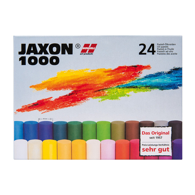 set oliepastel studiekwaliteit, was-pastelkrijtjes van Jaxon