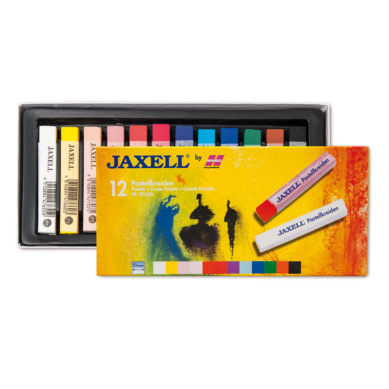 Softpastels studiekwaliteit, kartonnen box met hele pastelkrijtjes Jaxell