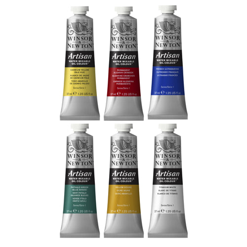 set 6x37ML W&N Artisan Watervermengbare Olieverf (Levertijd mogelijk 3-5 dagen)