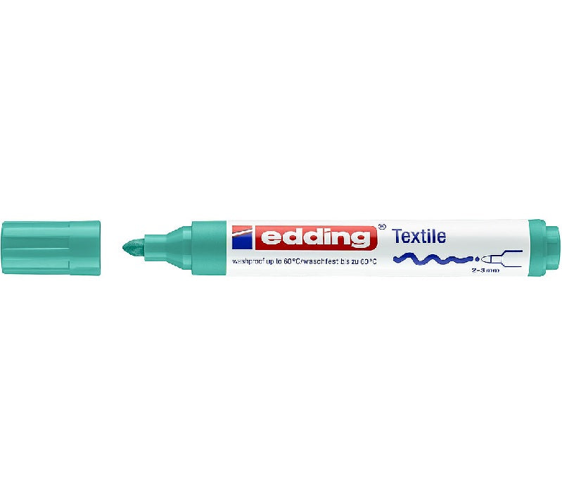 Textielstift 4500 Mint groen 34 ronde punt Edding