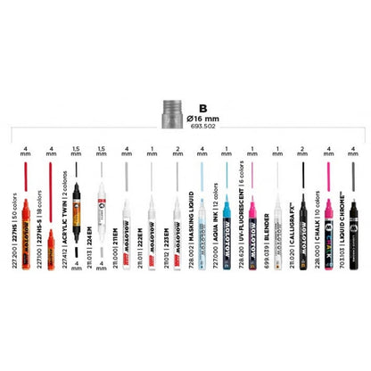 Molotow Refill Extension B 16 mm (1 stuks)