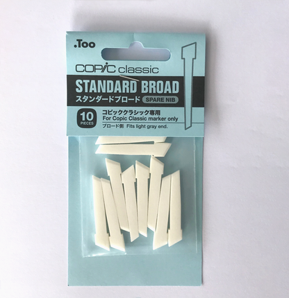 Copic Markerpunten standaard breed (10st.) Voor Copic Classic