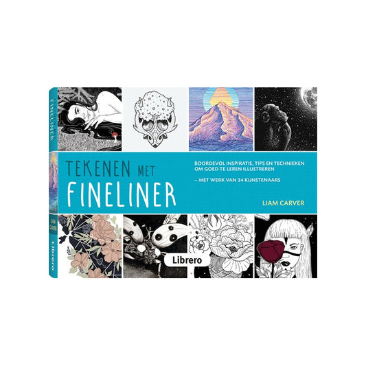 Tekenen met fineliner - boek