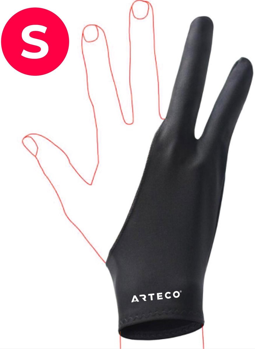 Arteco Tekenhandschoen Maat S