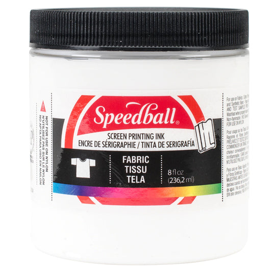 Zeefdruk inkt wit voor textiel 236ml Pot Speedball