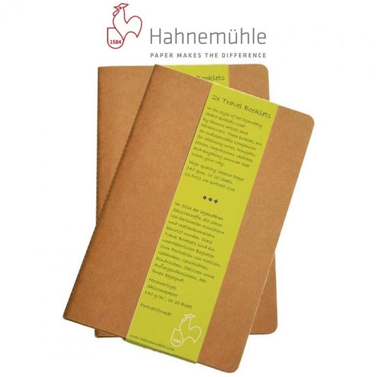 Travel Booklet Schetsboekje (per 2) 13,5 x 21 cm Hahnemuhle