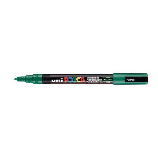 Posca verf stift PC3M Donker Groen