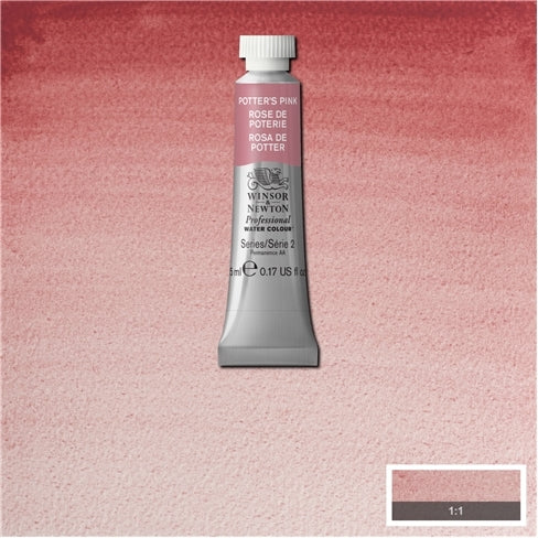 Potters Pink 5ml  537 S2 Artist's Aquarel Winsor & Newton