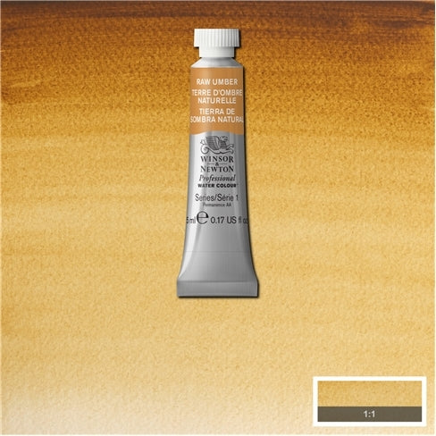 Raw Umber 5ml  554 S1 Artist's Aquarel Winsor & Newton