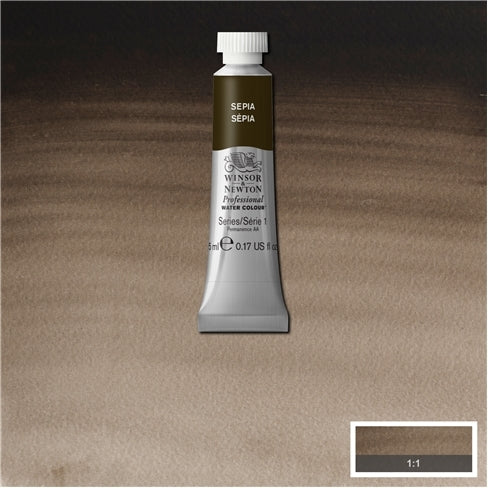 Sepia 5ml  609 S1 Artist's Aquarel Winsor & Newton