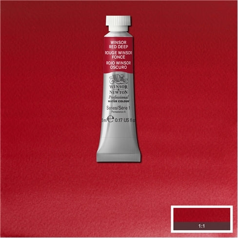 Winsor Red Deep 5ml  725 S1 Artist's Aquarel Winsor & Newton