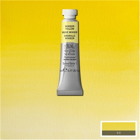 Winsor Yellow 5ml  730 S1 Artist's Aquarel Winsor & Newton