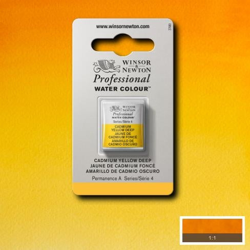 Cadmium Yellow Deep napje  111 S4 Artist's Aquarel Winsor & Newton