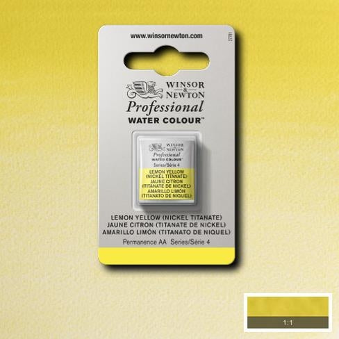 Lemon Yellow (nickel tit.) napje  347 S4 Artist's Aquarel Winsor & Newton