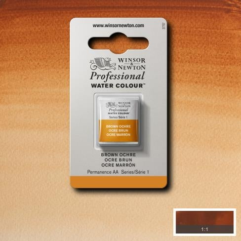 Brown Ochre napje  059 S1 Artist's Aquarel Winsor & Newton