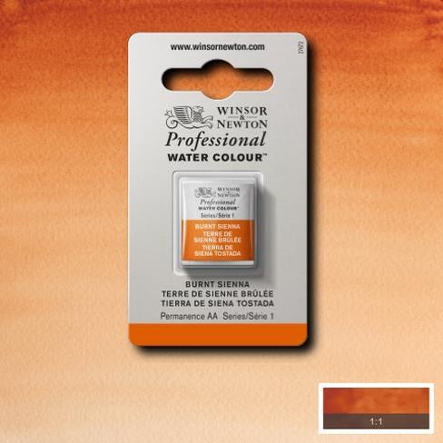 Burnt Sienna napje  074 S1 Artist's Aquarel Winsor & Newton